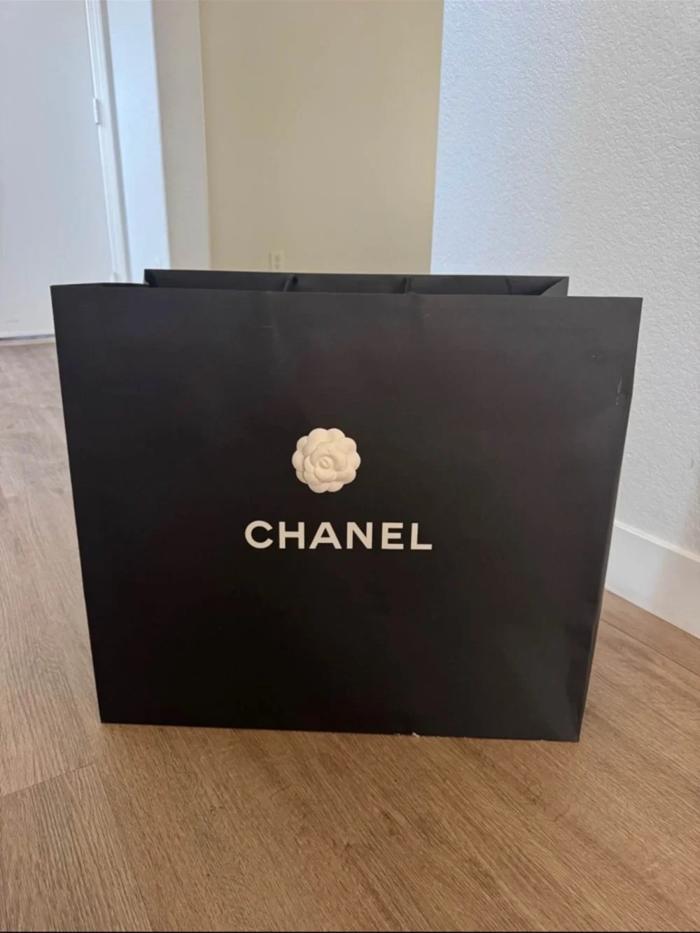 CHANEL Cream and Black Lace-Up Chunky Sneaker - Picture 8 of 8